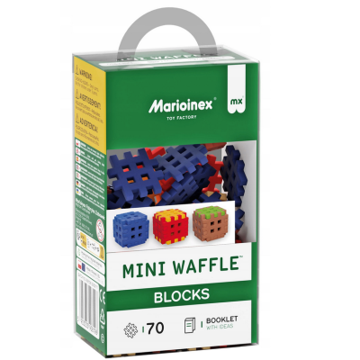 908198 MARIOINEX KLOCKI KONSTRUKCYJNE MINI WAFFLE BLOCKS 70EL