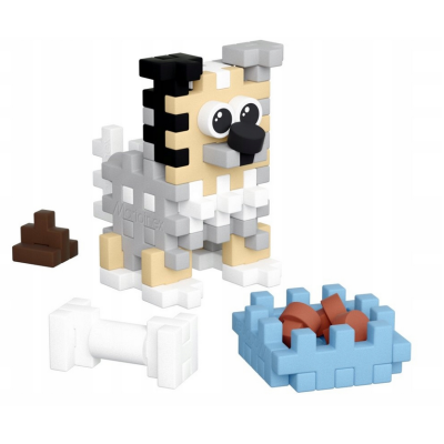 907818 MARIOINEX KLOCKI MINI WAFFLE POCKET PETS ZWIERZĄTKO PIESEK OWCZAREK 49EL