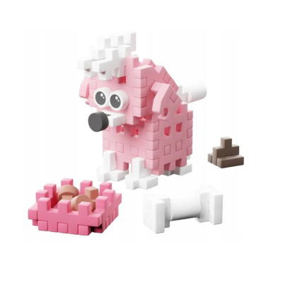 907856 MARIOINEX KLOCKI MINI WAFFLE POCKET PETS PIESEK PUDEL