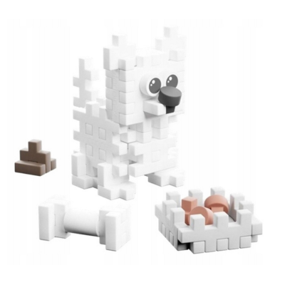 907863 MARIOINEX KLOCKI MINI WAFFLE POCKET PETS PIESEK TERRIER