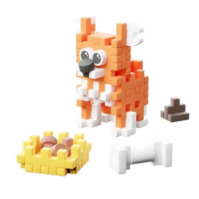 907870 MARIOINEX KLOCKI MINI WAFFLE POCKET PETS PIESEK CORGI