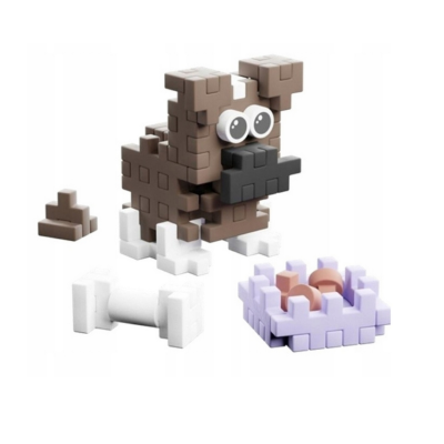 907894 MARIOINEX KLOCKI MINI WAFFLE POCKET PETS PIESEK BOXER