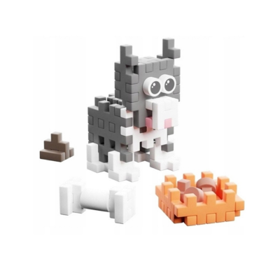 907917 MARIOINEX KLOCKI MINI WAFFLE POCKET PETS PIESEK HUSKY