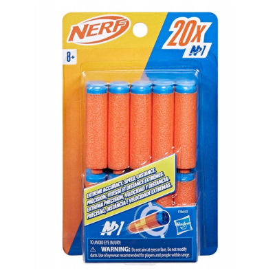 F8640 NERF PIANKOWE POCISKI STRZAŁKI DO PISTOLETU 20 SZTUK