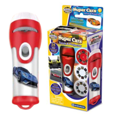 736183 LATARKA I PROJEKTOR 2W1 AUTA POJAZDY SLAJDY