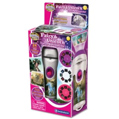 736626 LATARKA I PROJEKTOR 2W1 JEDNOROŻEC WRÓŻKI SLAJDY