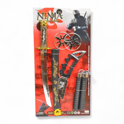472487 ZESTAW NINJA MIECZ + AKCESORIA