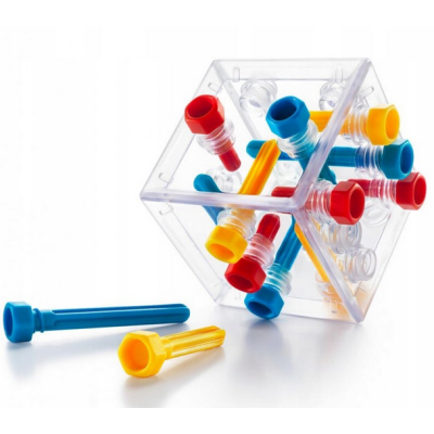 462363 SMART GAMES CUBE KOSTKA ŚRUBY GRA LOGICZNA