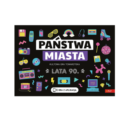 300703 TREFL GRA TOWARZYSKA PAŃSTWA MIASTA LATA 90-TE