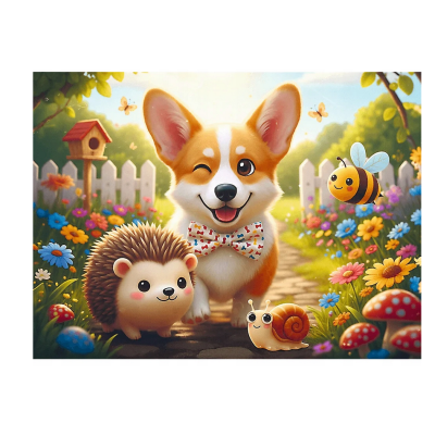 18347 TREFL PUZZLE DZIEŃ Z CORGIM 30 EL