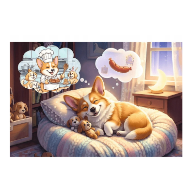 17434 TREFL PUZZLE CORGI W KRAINIE SNÓW 60 EL