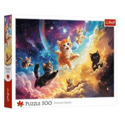 37557 TREFL PUZZLE KOSMICZNE KOTKI 500 EL