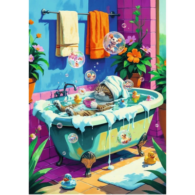 12141 TREFL PUZZLE PETS&PEOPLE STUFF MIAU RELAKS POWTÓRZ PREMIUM 1000 EL