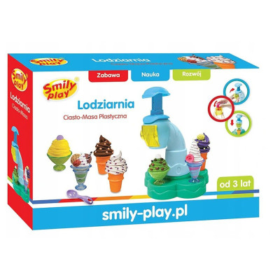 836863 SMILY PLAY CIASTO-MASA PLASTYCZNA LODZIARNIA WYCISKARKA