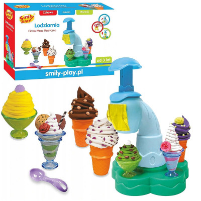 836863 SMILY PLAY CIASTO-MASA PLASTYCZNA LODZIARNIA WYCISKARKA