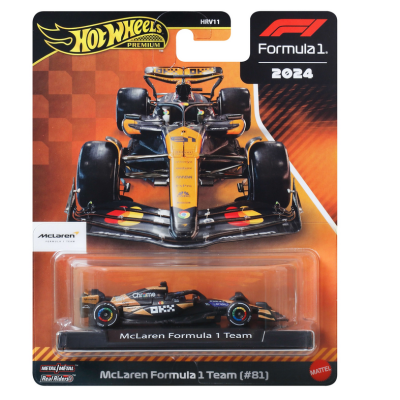 JBM25 HOT WHEELS PREMIUM F1 RACE MCLAREN FORMULA 1 TEAM 81