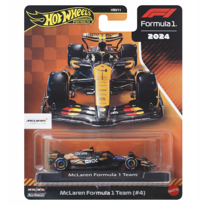 JBM11 HOT WHEELS PREMIUM F1 RACE MCLAREN FORMULA 1 TEAM 4
