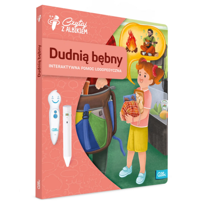 884007 CZYTAJ Z ALBIKIEM ALBIK DUDNIĄ BĘBNY INTERAKTYWNA KSIĄŻKA