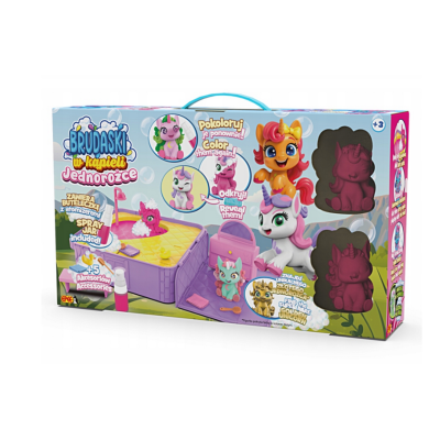 60656 BRUDASKI W KĄPIELI JEDNOROŻCE W JACUZZI 2 FIGURKI EPEE