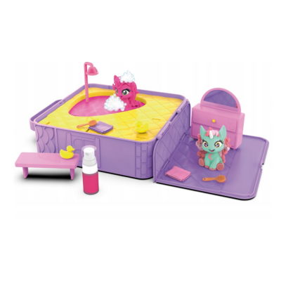 60656 BRUDASKI W KĄPIELI JEDNOROŻCE W JACUZZI 2 FIGURKI EPEE