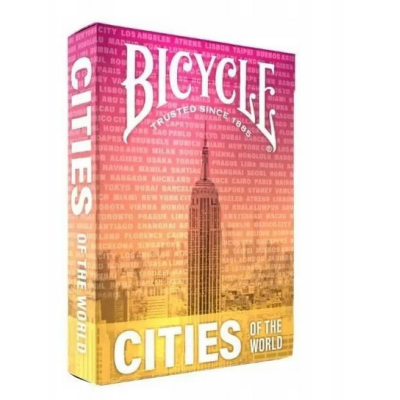 098646 BICYCLE CITIES OF THE WORLD MIASTA KARTY DO GRY POKER CARTAMUNDI