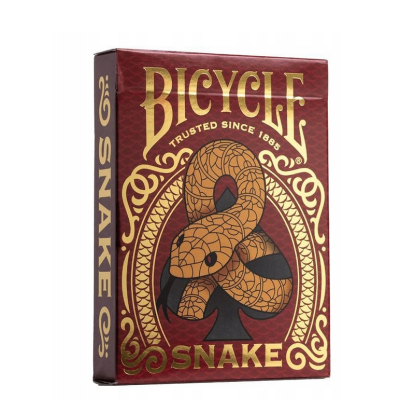 098714 KLASYCZNE KARTY DO GRY BICYCLE SANKE WĄŻ KOLEKCJONERSKIE POKER CARTAMUNDI