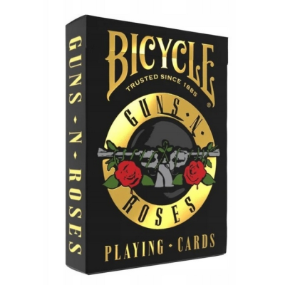 098691 KLASYCZNE KARTY DO GRY BICYCLE GUNS N' ROSES POKER CARTAMUNDI