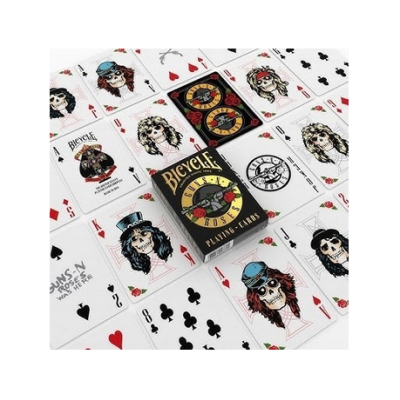 098691 KLASYCZNE KARTY DO GRY BICYCLE GUNS N' ROSES POKER CARTAMUNDI