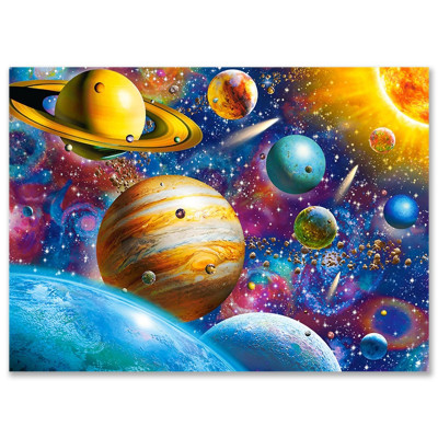 111077 CASTORLAND PUZZLE SYSTEM SOLARNY PLANETY KOSMOS  100 EL