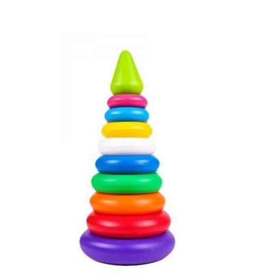 602360 SORTER PIRAMIDA Z KÓŁEK WIEŻA PIRAMIDKA KLOCKI 30CM