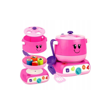 540699 RÓŻOWY ZACZAROWANY SŁODKI GARNEK SMILY PLAY