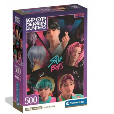 35625 PUZZLE KPOP DEMON HUNTERS 500 EL CLEMENTONI