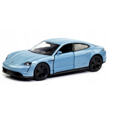 119543 RMZ METALOWE AUTO MODEL POJAZD PORSCHE TAYCAN TURBO S 2020 NIEBIESKI
