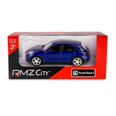 118881 RMZ METALOWE AUTO MODEL POJAZD PORSCHE MACAN GRANATOWY