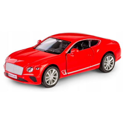 118737 RMZ METALOWE AUTO MODEL POJAZD BENTLEY CONTINENTAL GT CZERWONY