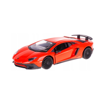 118690 RMZ METALOWE AUTO MODEL POJAZD LAMBORGHINI AVENTADOR CZERWONY