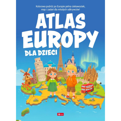 749571 KSIĄŻECZKA ATLAS EUROPY DLA DZIECI MAPA EUROPA
