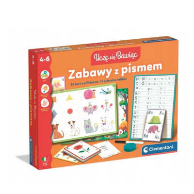50431 CLEMENTONI ZABAWY Z PISMEM UCZĘ SIĘ BAWIĄC