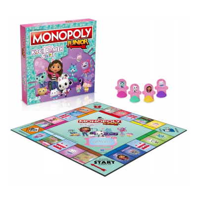 053693 GRA MONOPOLY JUNIOR KOCI DOMEK GABI