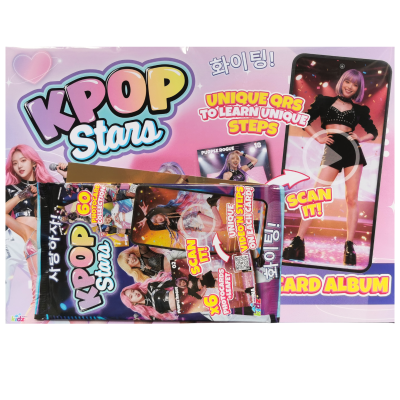 1096398 KPOP STARS ALBUM + KARTY DO KOLEKCJONOWANIA