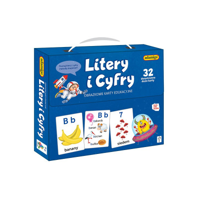 007714 ADAMIGO GRA EDUKACYJNA LITERY I CYFRY