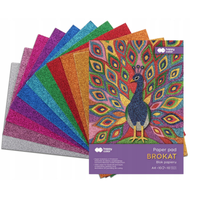 037139 HAPPY COLOR BLOK PAPIERU BROKAT 10 ARKUSZY
