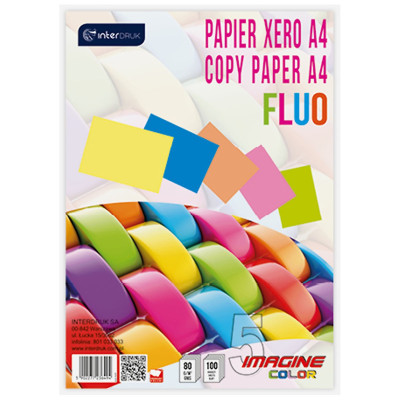 236494 PAPIER KOLOROWY DO KSERO-DRUKARKI XERO A4 100 ARKUSZY