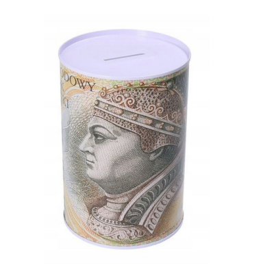 500501 SKARBONKA METALOWA PUSZKA WALUTA