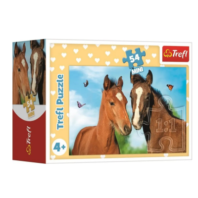 19734 TREFL MINI PUZZLE ŚWIAT KONI KOŃ KONIKI 54 EL