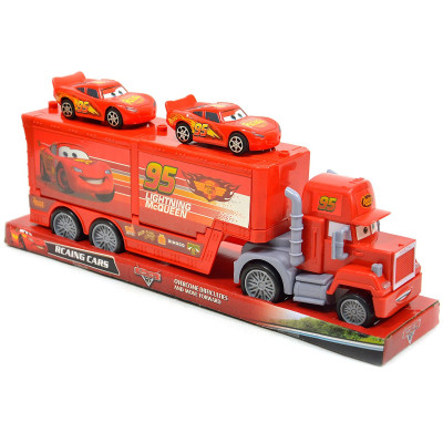 165084 LAWETA CZERWONA CIĘŻARÓWKA SAMOCHÓD CARS +2 SAMOCHODZIKI