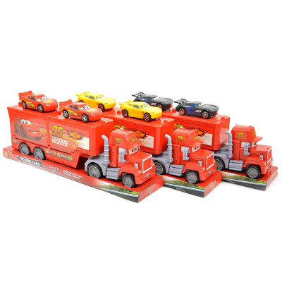 165084 LAWETA CZERWONA CIĘŻARÓWKA SAMOCHÓD CARS +2 SAMOCHODZIKI