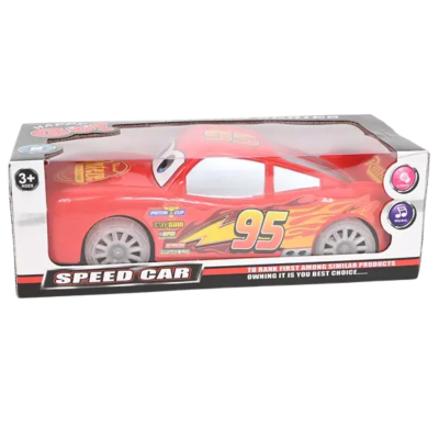 471848 AUTO CZERWONY POJAZD CARS ZYGZAK ŚWIATŁO DŹWIĘK