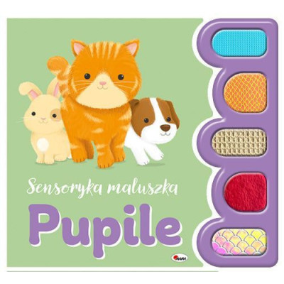 814294 PUPILE. SENSORYKA MALUSZKA KSIĄŻKA SENSORYCZNA