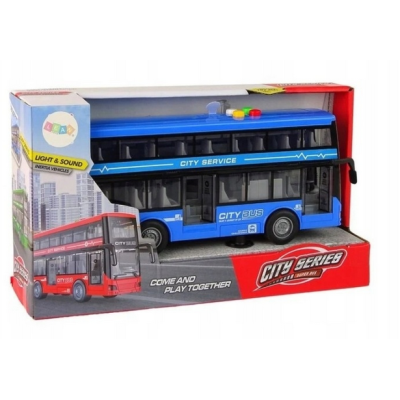 606845 AUTOBUS PIĘTROWY NA BATERIE Z OTWIERANYMI DRZWIAMI